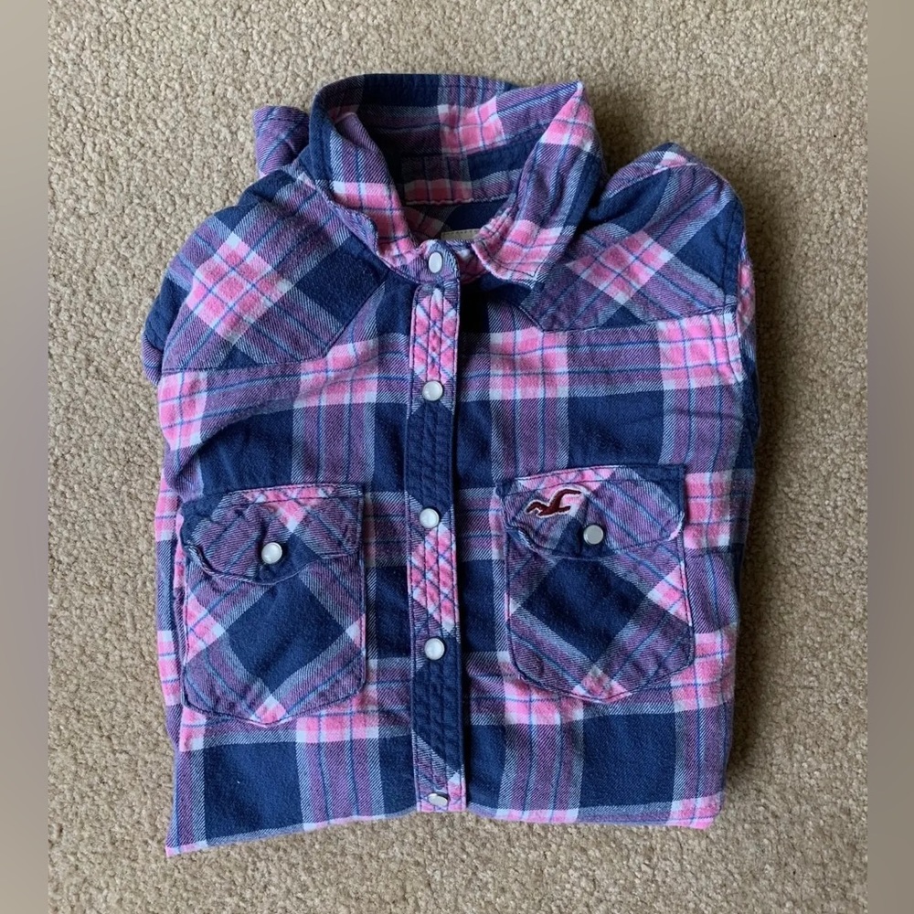 Hollister flannel size XS
